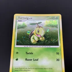 [MP] Turtwig DP01 Promo Card Diamond & Pearl Black Star Holo - Image 5