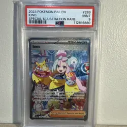 Pokemon TCG Paldea Evolved Trainer Card Iono, Mint Holo, 269/193 - Image 1
