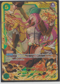 One Piece Card Game - Jewelry Bonney - SEC - OP12-118 - NM - English - Image 1
