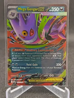 Mega Gengar Ex 056/094 Phantasmal Flames Double Rare Pokemon Card - Image 1