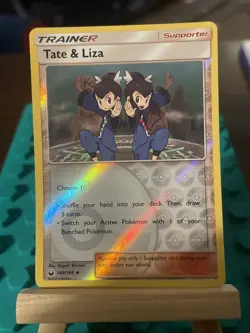 Tate & Liza Reverse Holo 148/168 SM - Celestial Storm Pokemon Card (819) - Image 1