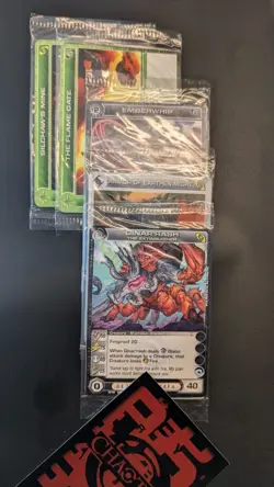 Chaotic Fire And Stone 3 Card Promo Lot Of 10x Sealed - Image 2