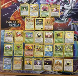 Vintage Pokemon Card Lot WOTC Holo Etc Snorlax Raichu Zapdos Moltres - Image 1