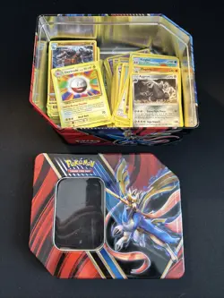Pokemon TCG Lot 150+ Rare, Holo, Reverse Holo Cards w/ Zacian Tin Evolutions - Image 1