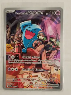Wobbuffet #203 Black Star Promo Pokemon Card Vintage WOTC Rare NM/LP - Image 1
