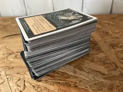 MTG Black Old Frame Lot 200 Cards 1995-2003 English Vintage Bulk - Image 3