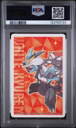 2012 POKEMON WHITE 2 PLAYING CARDS 7 OF CLUBS RIOLU PSA 9 - Image 2