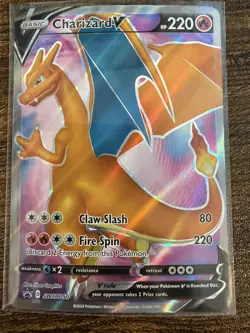Charizard V Promo SWSH050 Pokemon Card- Near Mint- SWSH Black Star Promos - Image 1