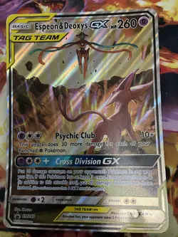 Pokemon Jumbo Card Lot of 3 Espeon & Deoxygenated GX SM240 & Two SM247 Reshiram - Image 5