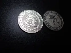 Pokemon Card Meiji Promo Battle Coin Silver x2 Omastar & Kabutops #6100 PLAY - Image 2
