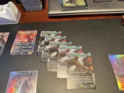 MTG Lord of the Rings Card Lot Borderless Foil and non foil - Image 3