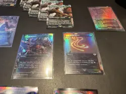 MTG Lord of the Rings Card Lot Borderless Foil and non foil - Image 5
