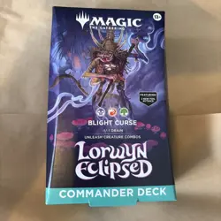 Magic The Gathering Lorwyn Eclipsed Commander Deck Blight Curse - Image 1