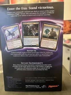 MTG 2016 Invent Superiority Commander Precon Deck Sealed Box - Image 2