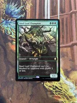 MTG Foil - Steel Leaf Champion - 182 / NM / English - Image 1
