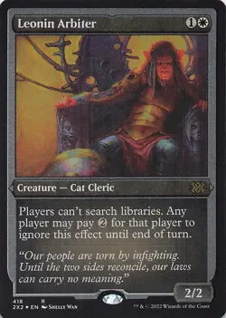 Leonin Foil Etched Double Masters 2022 Foil - Image 1