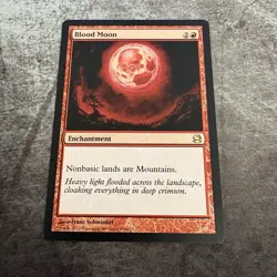 Blood Moon - Modern Masters - MTG Magic the Gathering - LP - Image 1