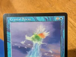 Crystal Spray Magic The Gathering 2000 Instant Blue Jeff Miracola LP/MP Rare - Image 5