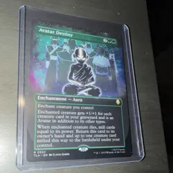 Avatar Destiny 0333 TLA Rare Enchantment Aura Green Magic The Gathering 2025 - Image 1
