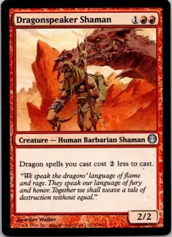 MTG Magic The Gathering Dragonspeaker Shaman Duel Knights Played See Scan - Image 1