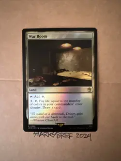 MTG War Room WHO 0330 R FOIL NM Rare Land - Image 1