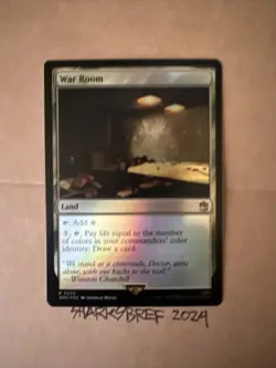 MTG War Room WHO 0330 R FOIL NM Rare Land - Image 2