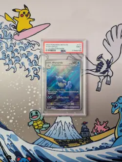 2023 POKEMON MEW EN-151 ILLUSTRATION RARE #171 WARTORTLE PSA 9 - Image 1