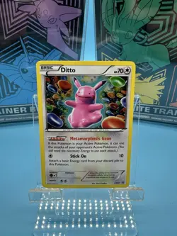 Pokemon 2013 Black Star Promo Ditto XY40 LP-MP - Image 1