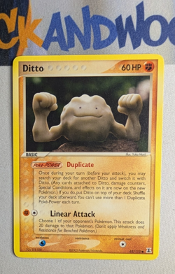 Ditto 62/113 Delta Species Pokemon Normal Geodude Very Lightly Played - Image 3