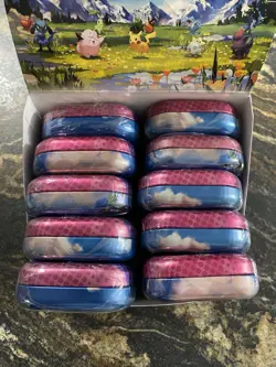 Pokemon TCG Ascended Heroes MINI TIN DISPLAY BOX Factory Sealed 10x Tins - Image 2