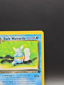 2000 Pokemon Team Rocket First Edition Dark Wartortle #46/82 NM - Image 4