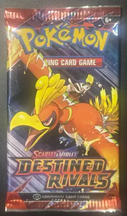 Pokemon | Scarlet&Violet | 1 Sealed Destined Rivals Booster Pack | HO-OH - Image 1