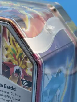 Pokemon TCG: Paradox Destinies Tin Raging Bolt Ex New Sealed No reserve. - Image 3
