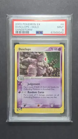 PSA 9 Dusclops 2003 EX Sandstorm 4/100 Holo Foil Pokemon POP 99 Mint - Image 1