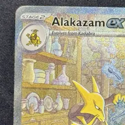 2023 POKEMON SCARLET & VIOLET 151 #201 ALAKAZAM EX SPECIAL ILLUSTRATION RARE NM - Image 3
