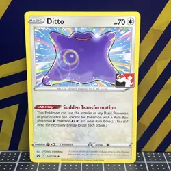 2023 Pokemon TCG || Prize Pack Series || Ditto #107 - Image 1