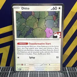 2023 Pokemon TCG || Prize Pack Series || Ditto #132 - Image 1
