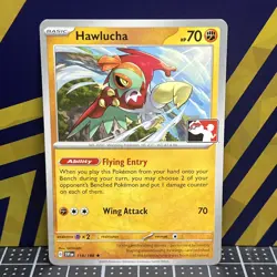 2023 Pokemon TCG || Prize Pack Series Card || Hawlucha #118 - Image 1