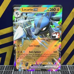 2023 Pokemon TCG || Prize Pack Series Card || Lucario ex #017 - Image 1