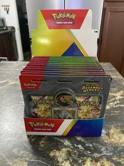 12x Pokemon Mega Evolution: Ascended Heroes 2-Pack Blister Collection New Case - Image 1