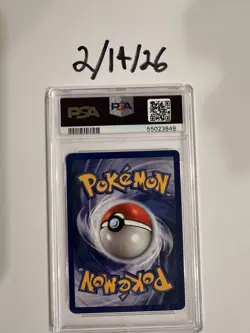 Pokemon TCG Base Set Bulbasaur PSA 7 44/102 1999 English Card Stock - Image 2