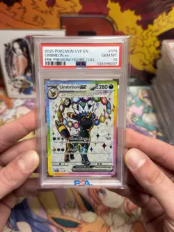 PSA 10 Umbreon Ex #176 Black Star Promo Pokemon 2025 Prismatic Prem Fig Collec - Image 1