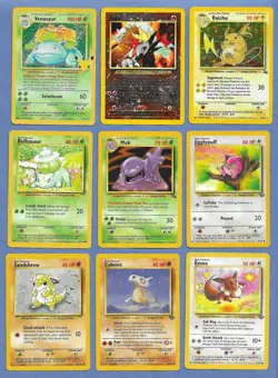 1999-2021 Pokemon Lot (9) Entei, Venusaur, Raichu! Fossil-Jungle! Reverse Holo! - Image 2