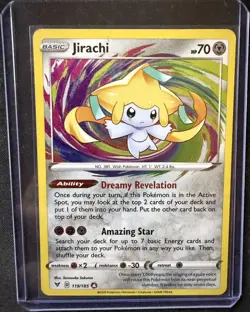 Pokemon Card TCG - Jirachi 119/185 Amazing Rare Vivid Voltage Near Mint - Image 1