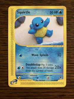 Pokemon Expedition Lot 2 Cards Squirtle 131,132/165 Non-Holo NM/M - Image 2