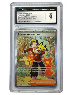 2025 Pokemon Destined Rivals Ethan's Adventure Special Illustration Rare CGC 9 - Image 1