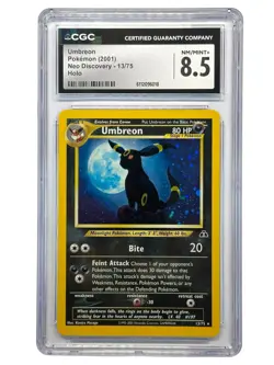 2001 Pokemon Neo Discovery Umbreon Holo CGC 8.5 - Image 1