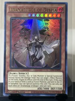 Yugioh - Dramaturge Of Despia (Ultra Rare) (1st Edition) - GFP2-EN098 (P) Foil - Image 1