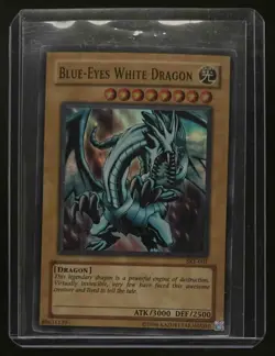 2004 Yu-Gi-Oh! Starter Deck Kaiba Evolution Blue-Eyes White Dragon #SKE-001 - Image 1