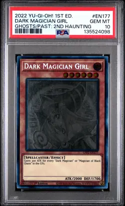 Dark Magician Girl GFP2-EN177 Ghost Rare 1st Edition Yugioh PSA 10 *098 - Image 1